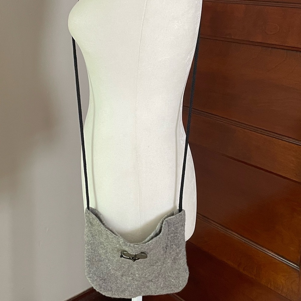 Recycled sweater purse